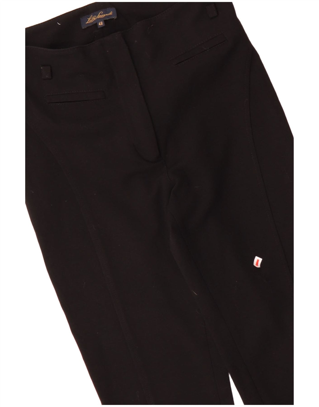 Pantaloni da Abito Dritti da Donna LUISA SPAGNOLI IT 42 Medio W28 L26 Nero