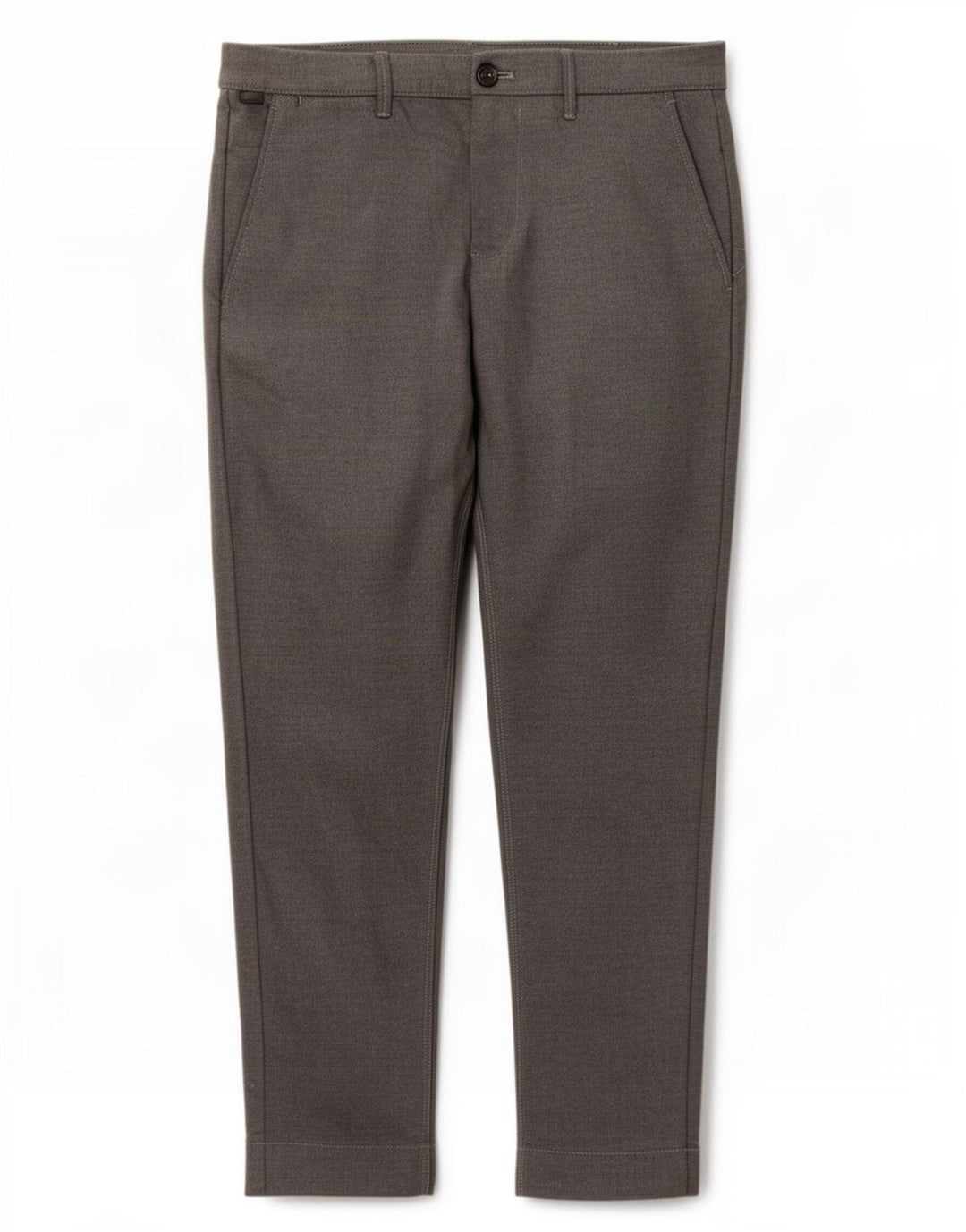Pantaloni chino slim da uomo Zara EU 40 medio W31 L28 poliestere grigio