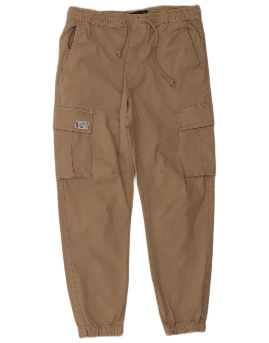 Pantaloni cargo da jogging da uomo Zara medi W31 L27 in cotone beige