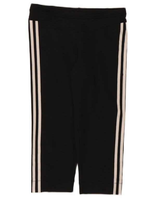Pantaloni della tuta Adidas Climalite Capri da donna UK 14 medio nero