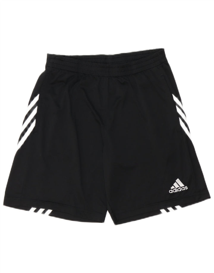 Pantaloncini sportivi Adidas Climalite da uomo medio poliestere nero