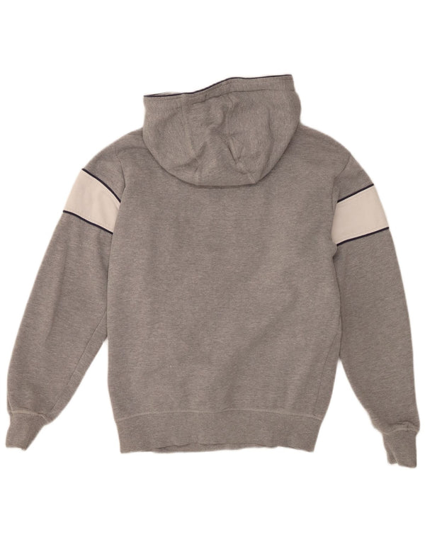 Felpa con cappuccio grafica da donna Ellesse con collo e zip UK 10 Small Grey Colourblock