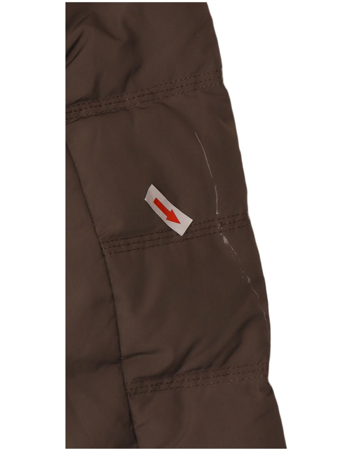 Cappotto imbottito con cappuccio da donna Woolrich UK 6 XS grigio poliestere invernale