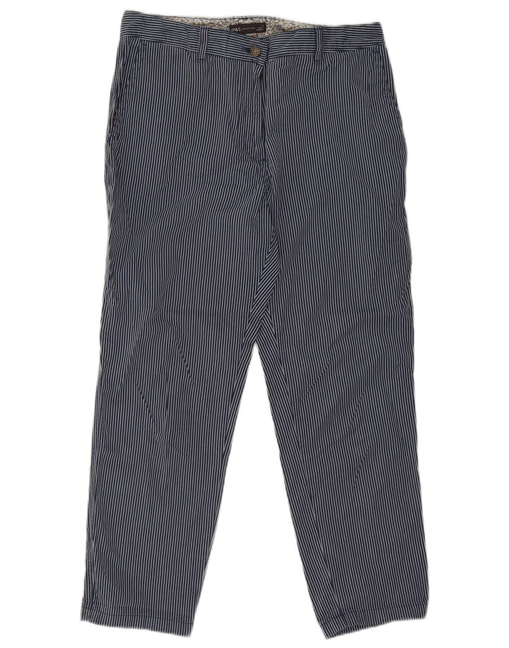 Pantaloni corti da donna Marks & Spencer UK 12 medi W30 L26 Blu navy