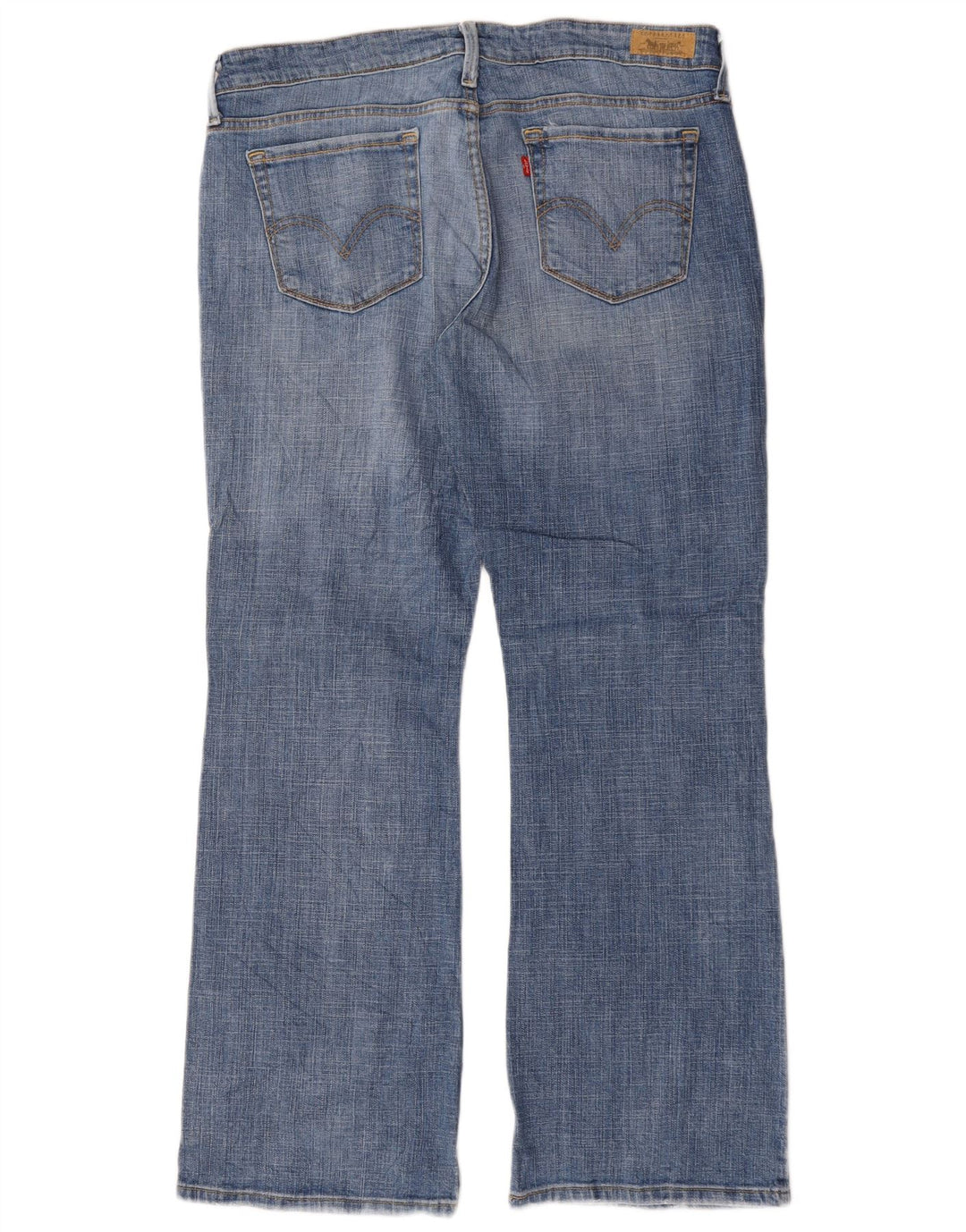 Levi's Donna 545 Jeans Bootcut bassi US 14 XL W36 L31 Cotone blu