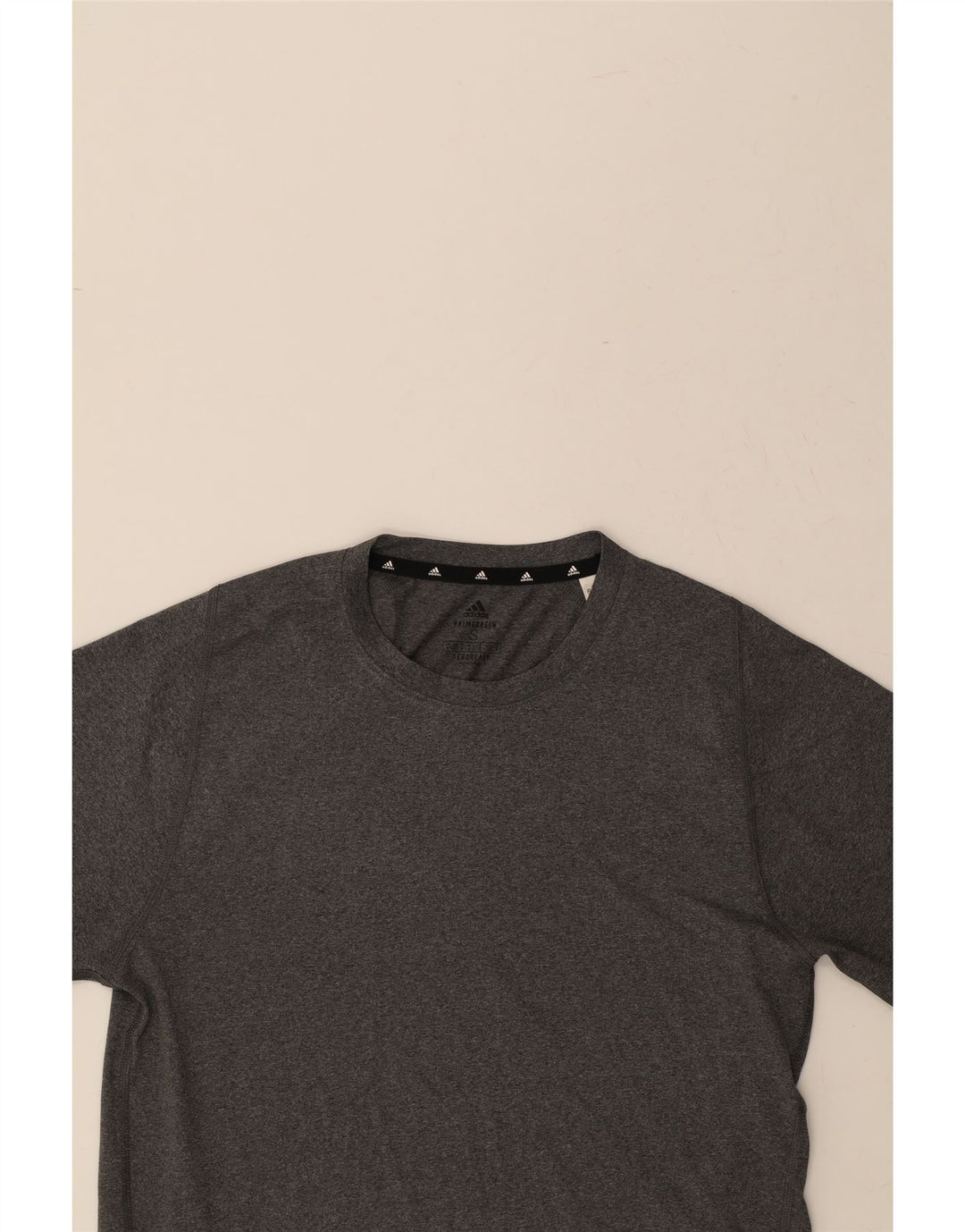 ADIDAS Mens Aeroready T-Shirt Top Small Grey Polyester Vintage Adidas and Second-Hand Adidas from Messina Hembry 