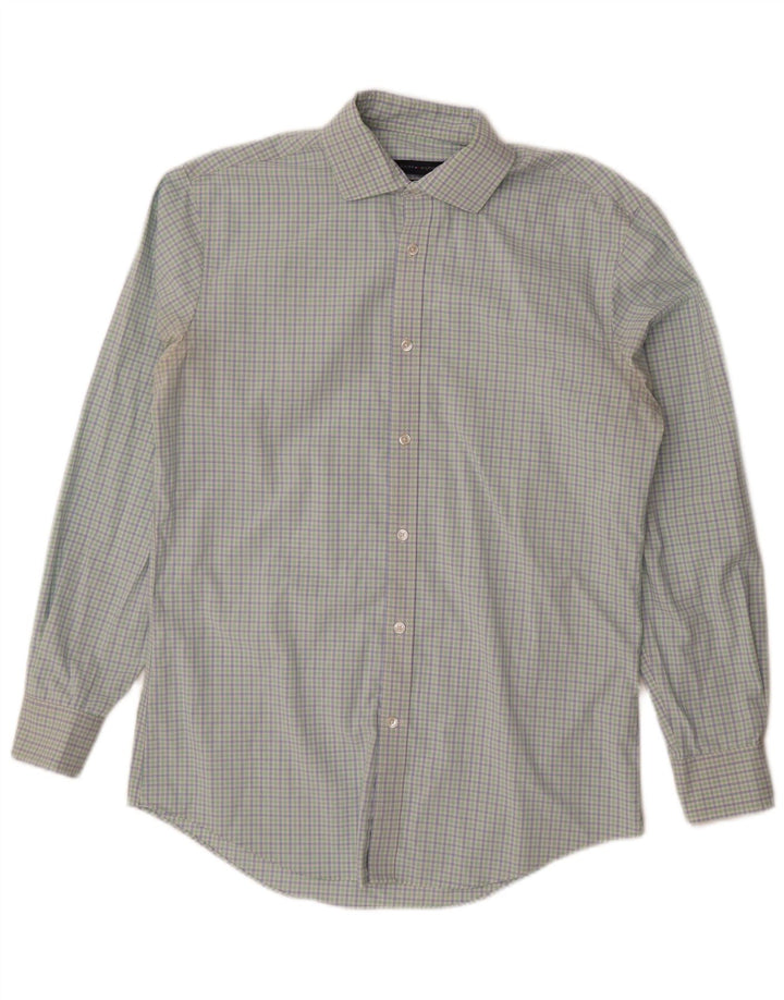 Camicia da uomo Tommy Hilfiger dal taglio atletico taglia 15 medio a quadri multicolore