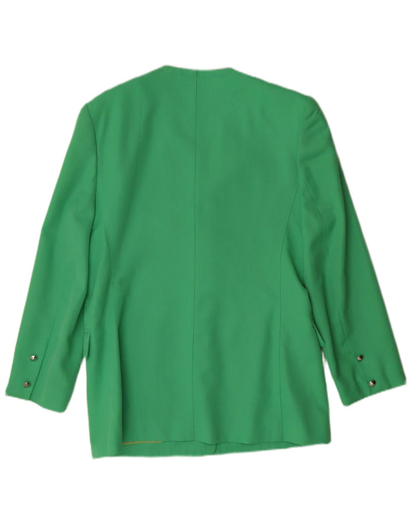 Giacca blazer da donna a 5 bottoni Michael H. UK 14 verde medio classico