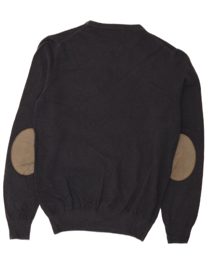 Maglione maglione girocollo da uomo Brooksfield IT 50 lana grigio medio