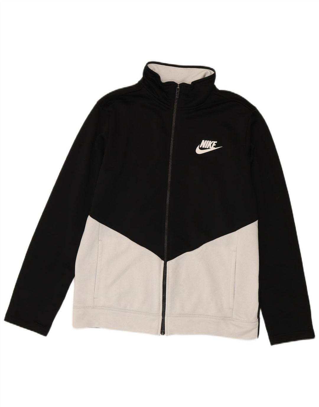 Giacca da tuta da ragazzo Nike 13-14 anni XL Poliestere color block nero