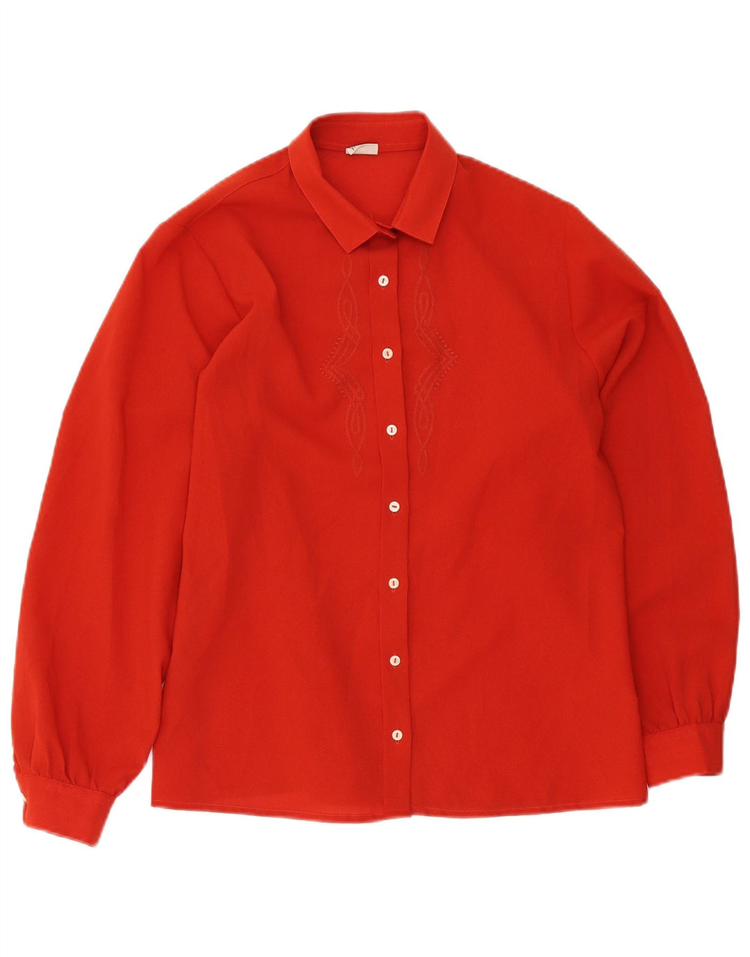 Primavera Firenze Camicetta oversize da donna US 4 Small Poliestere rosso