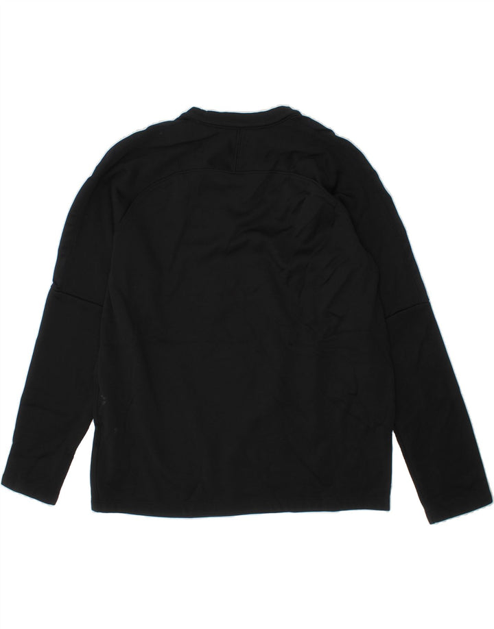 NIKE Boys Dri Fit Top Long Sleeve 12-13 Years Large Black Polyester Vintage Nike and Second-Hand Nike from Messina Hembry 