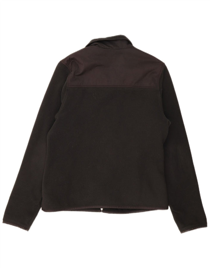 Giacca in pile Nike da donna UK 10/12 media nera