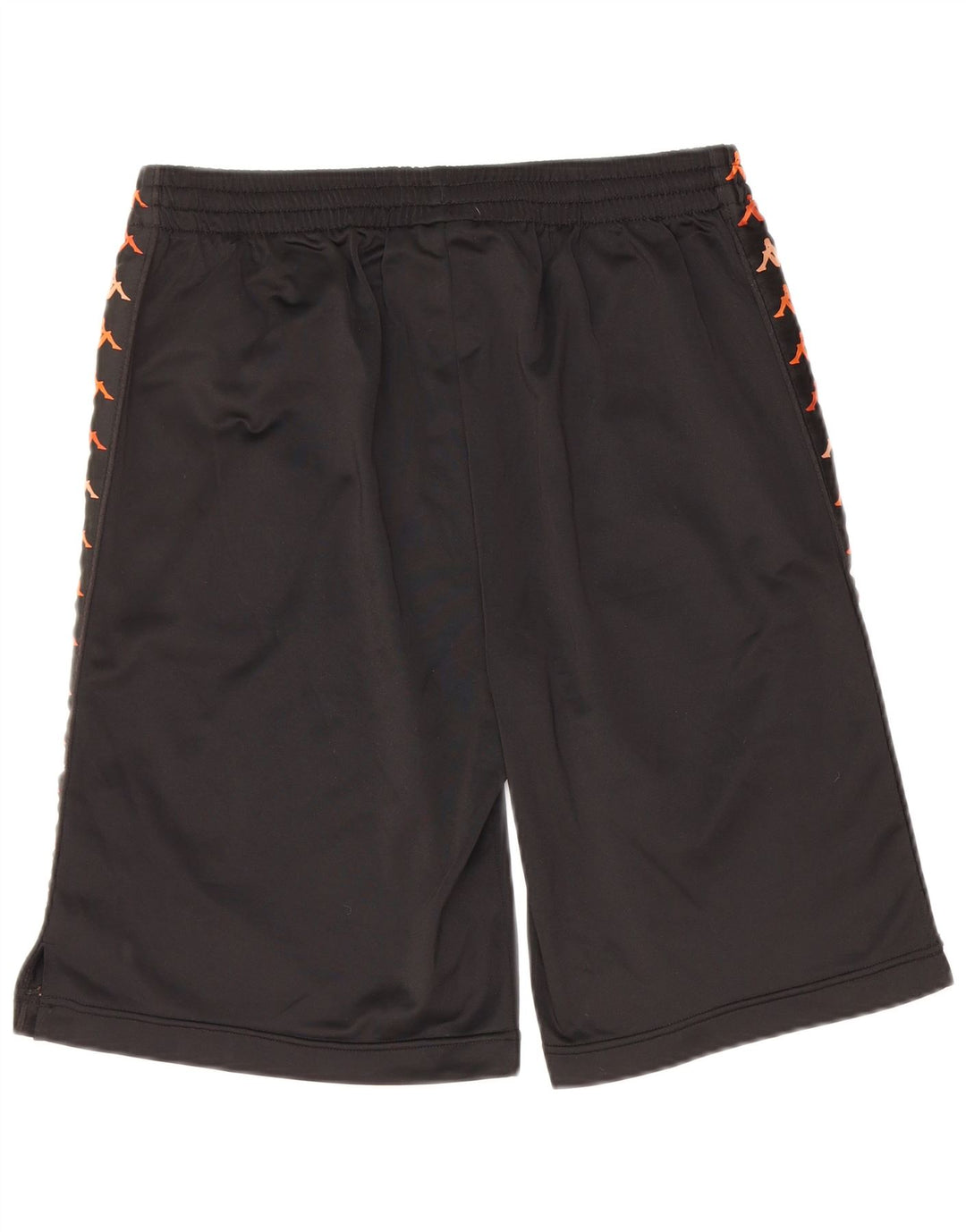 KAPPA Mens Graphic Sport Shorts Large  Black Polyester