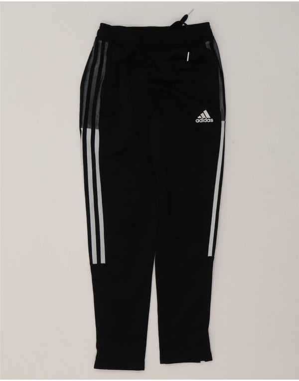 Pantaloni della tuta da ragazzo Adidas 9-10 anni in poliestere nero