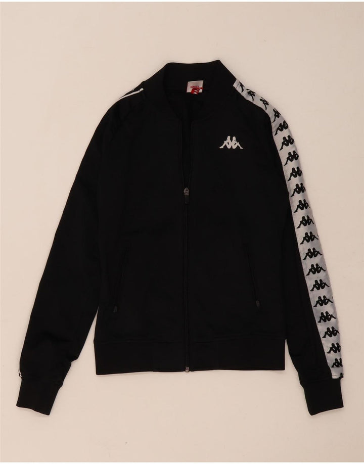 Giacca da tuta grafica da donna Kappa UK 6 XS Black Colourblock