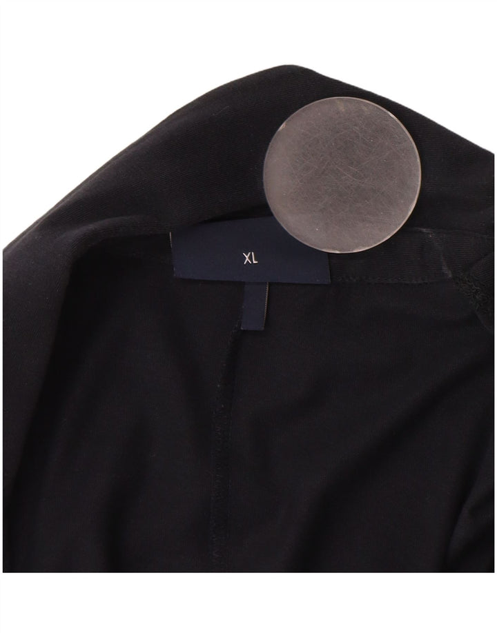 Giacca blazer da donna a 2 bottoni Armani Jeans, UK 18 XL, cotone blu navy