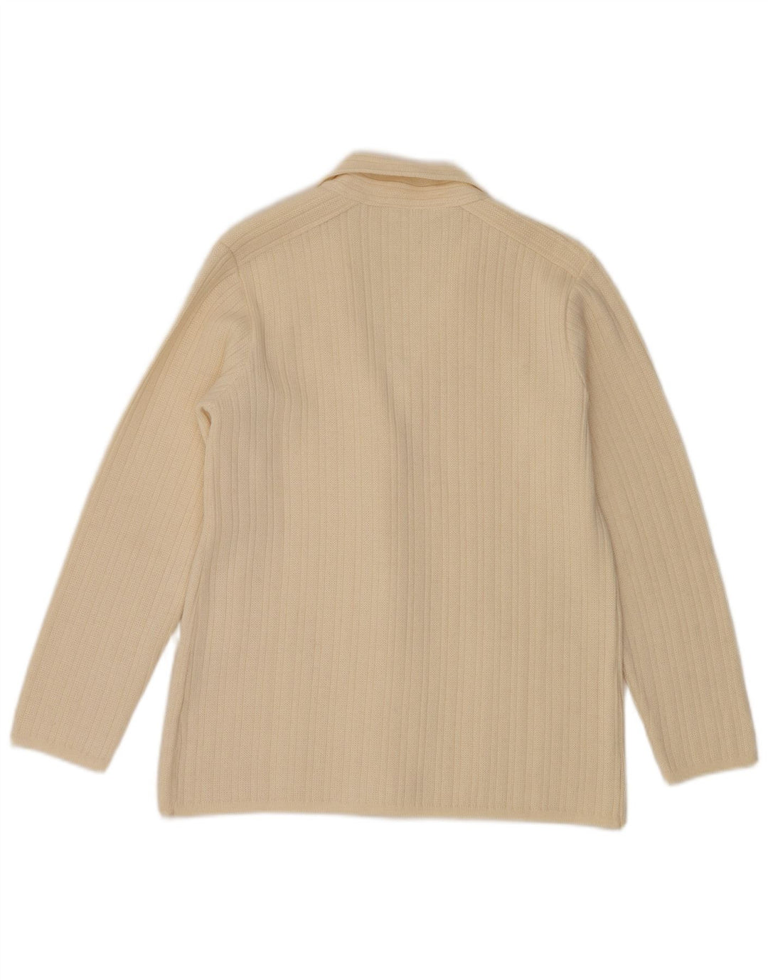 Maglione cardigan doppiopetto oversize da donna CAGI IT 34 2XS Bianco sporco