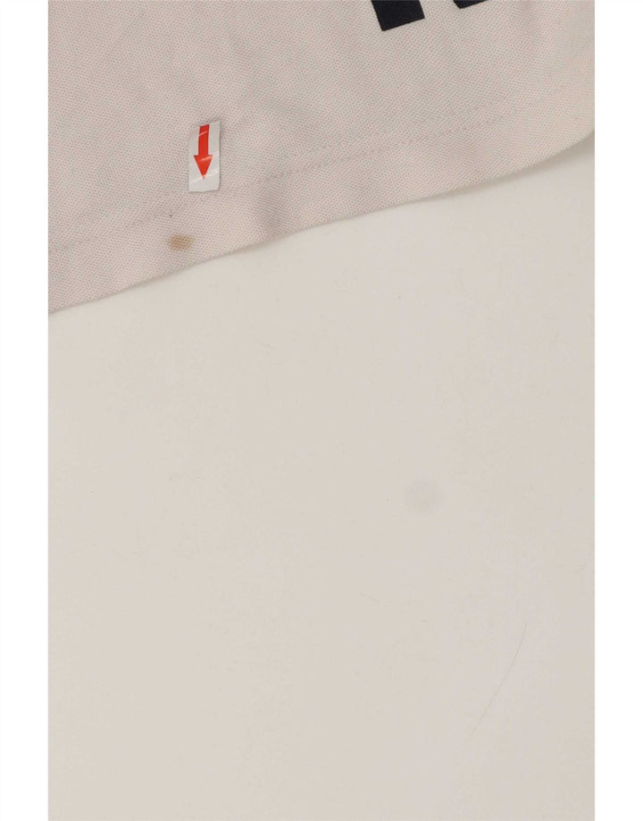 Polo da uomo Tommy Hilfiger in cotone color block rosso medio
