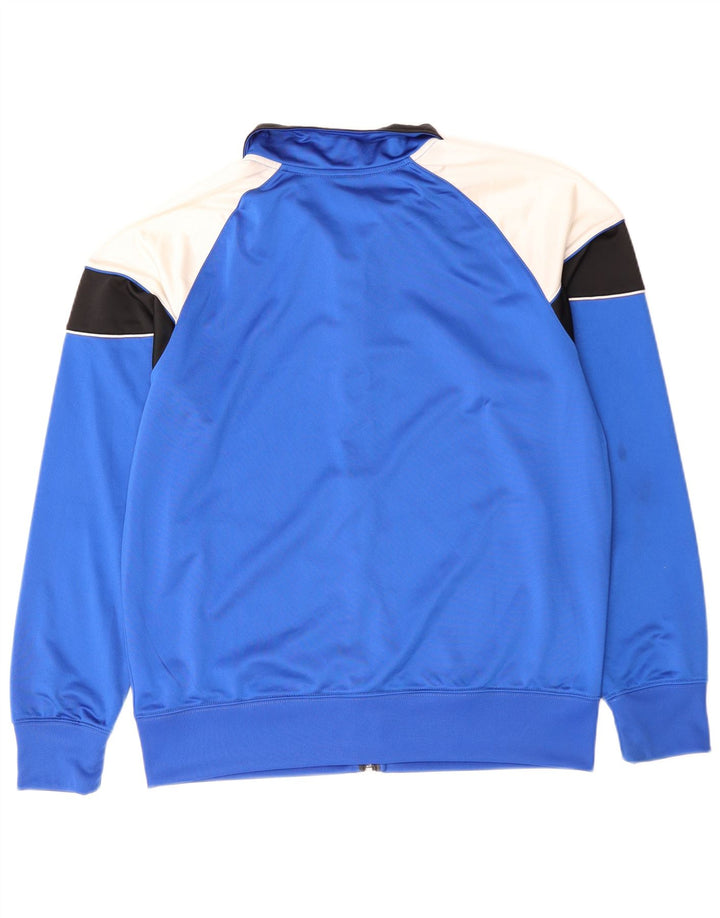 Giacca da tuta da uomo Nike, giacca grande, in poliestere color block blu