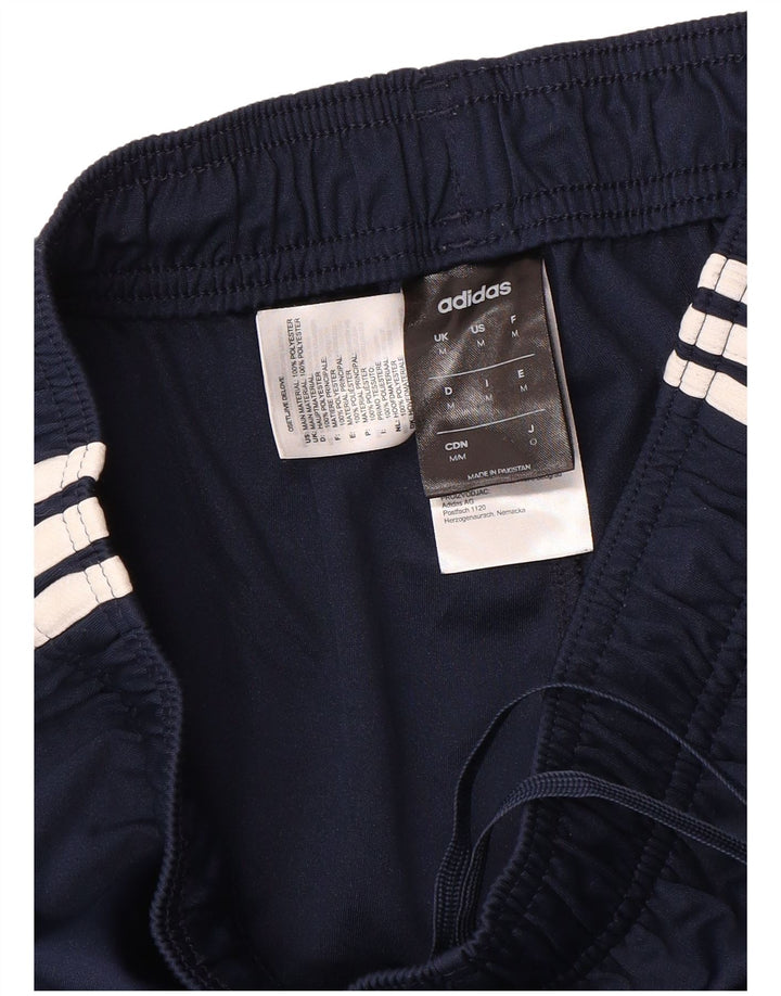 Pantaloncini sportivi Adidas Climalite da uomo medi in poliestere blu navy