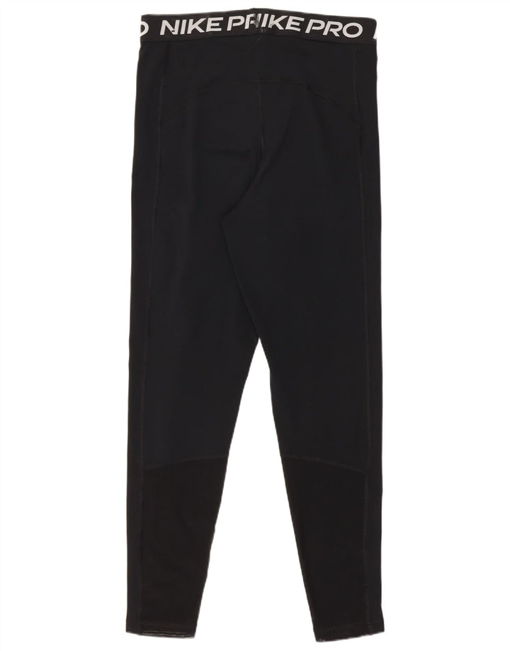Leggings corti Nike da donna UK 12 medio nero poliestere