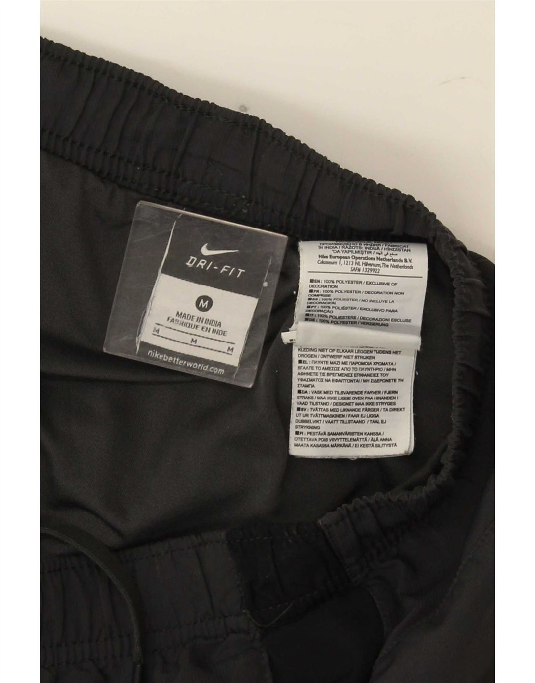 Pantaloncini sportivi Nike Dri Fit da uomo in poliestere color block grigio medio