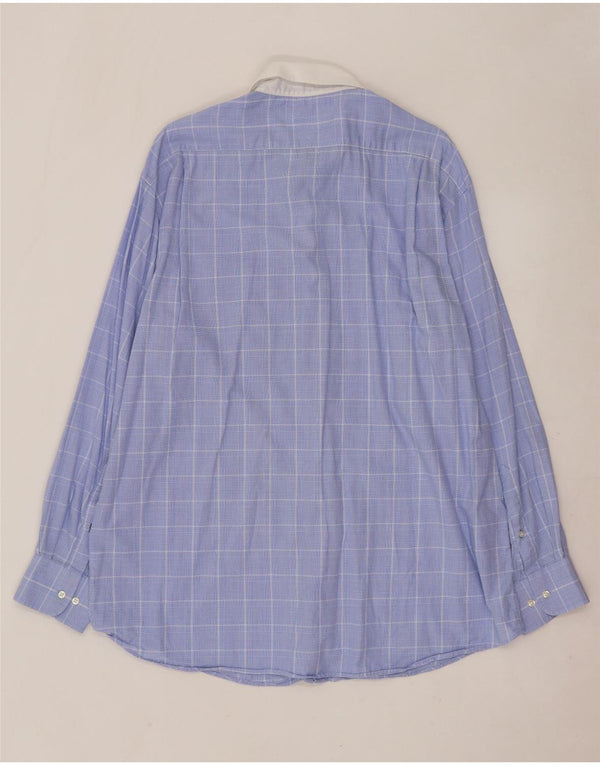 Camicia da uomo vestibilità regolare Tommy Hilfiger taglia 17 XL a quadri blu