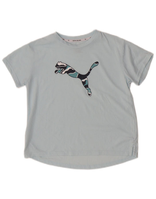 Maglietta grafica per ragazze Puma 11-12 anni Blu