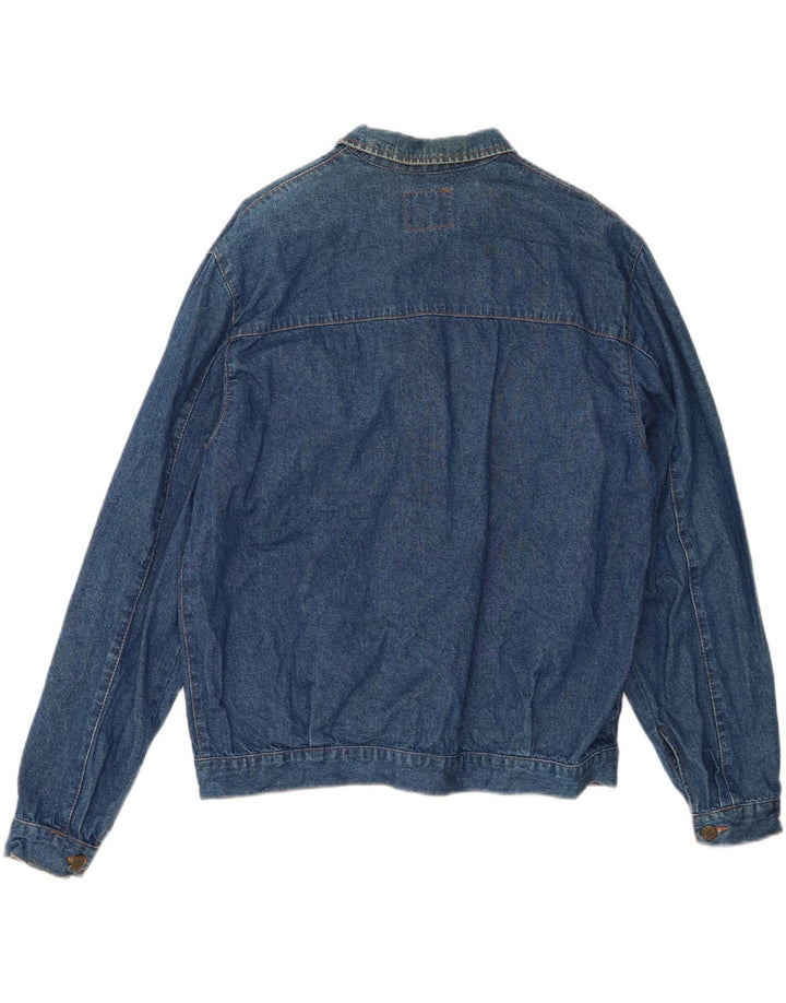 VINTAGE Mens Denim Jacket IT 48 Medium Blue Vintage Vintage and Second-Hand Vintage from Messina Hembry 