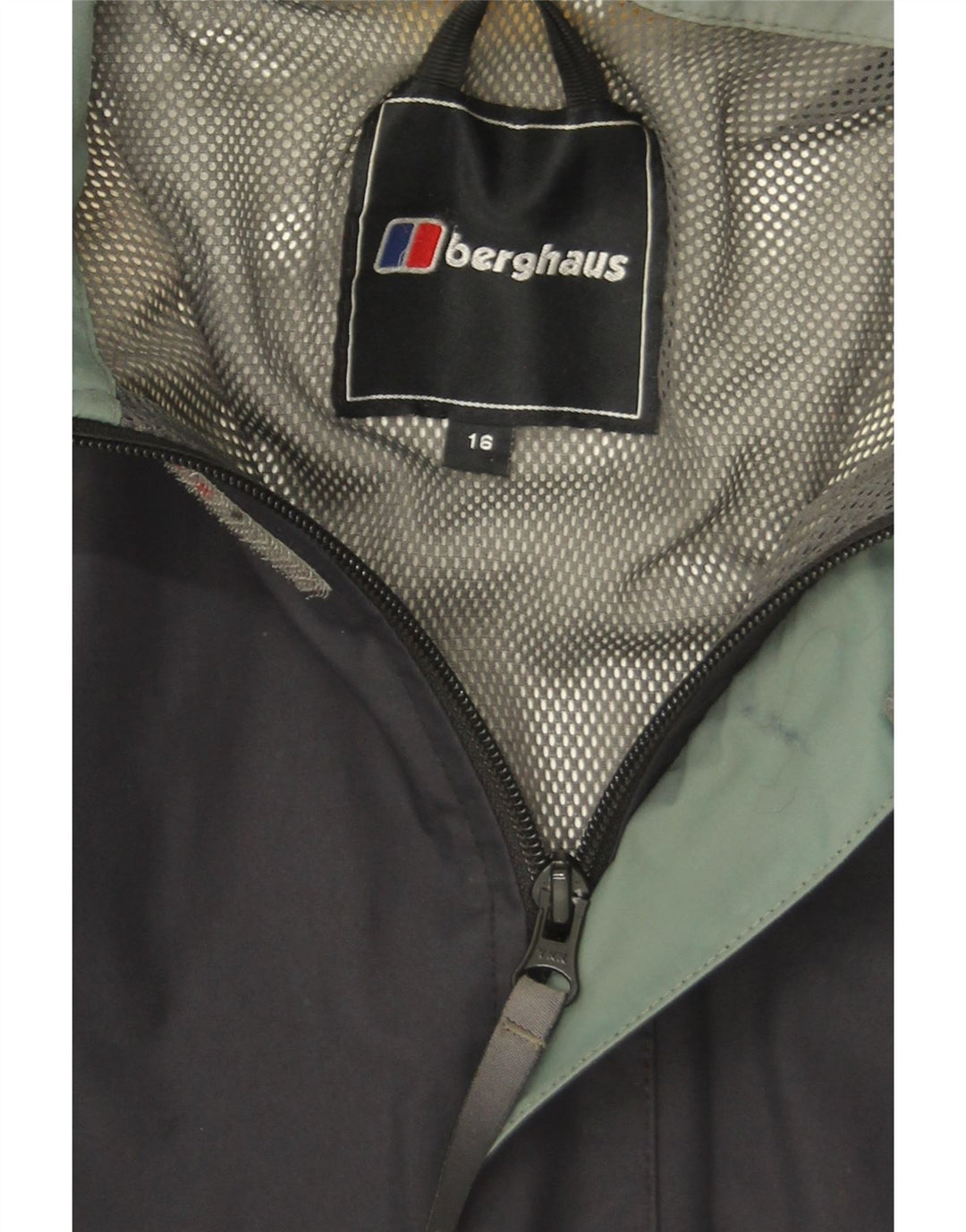 Giacca antipioggia da donna con cappuccio Berghaus UK 16 Large blu navy in poliammide