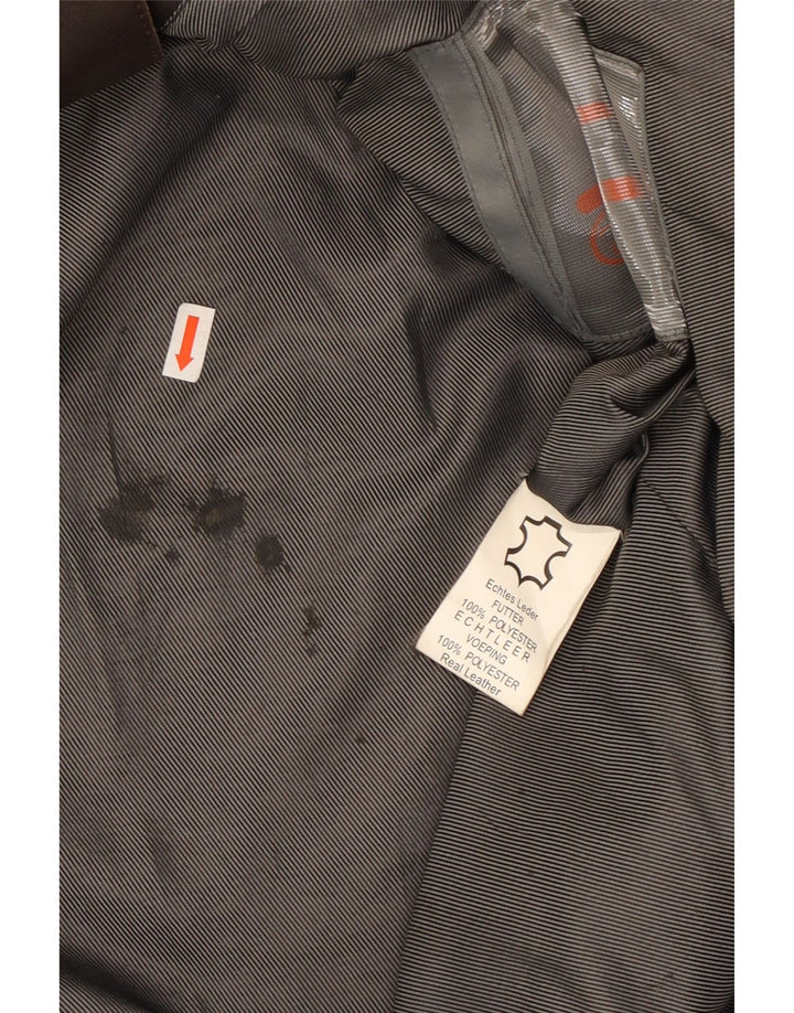 Giacca in pelle da uomo Helium UK 38 Marrone medio