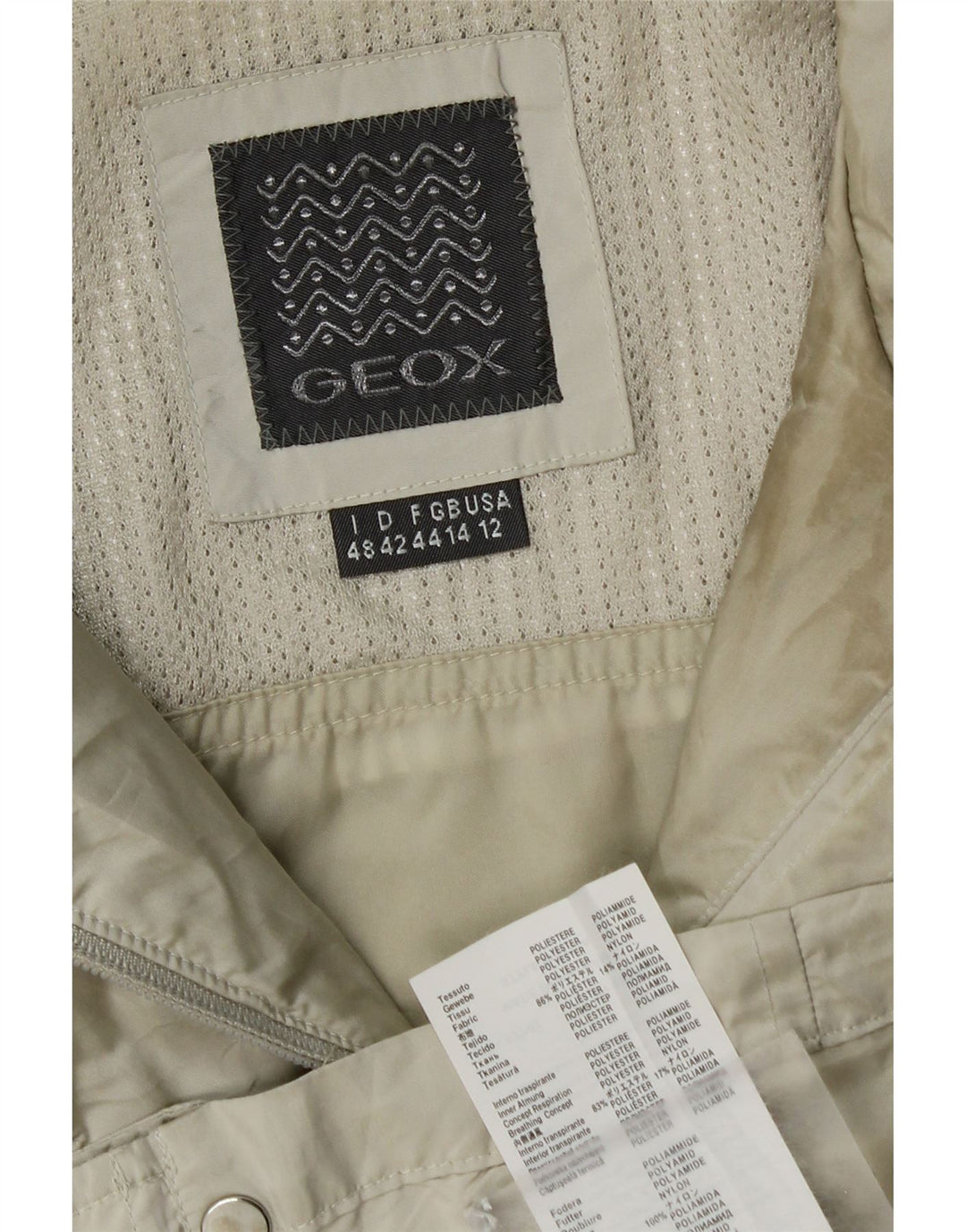 Giacca utility da donna Geox UK 14 Large Grigio Poliestere