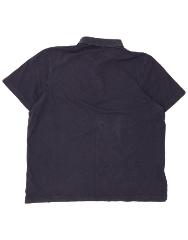 Polo da uomo Lacoste taglia 8 3XL cotone blu navy