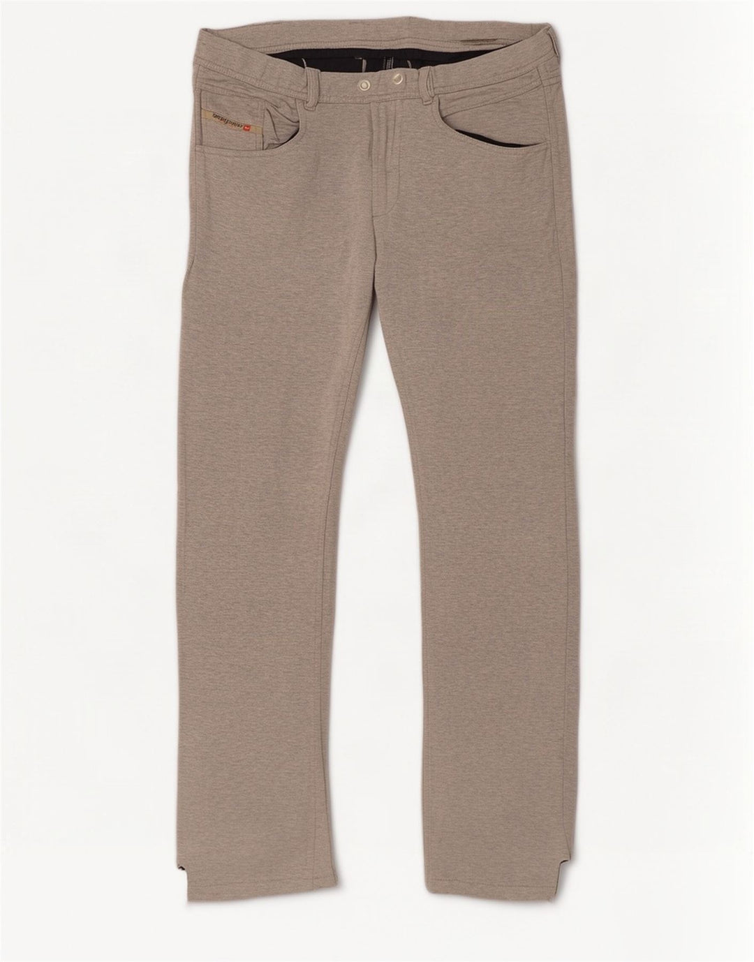 Pantaloni casual dritti da uomo Diesel grandi W34 L34 grigi