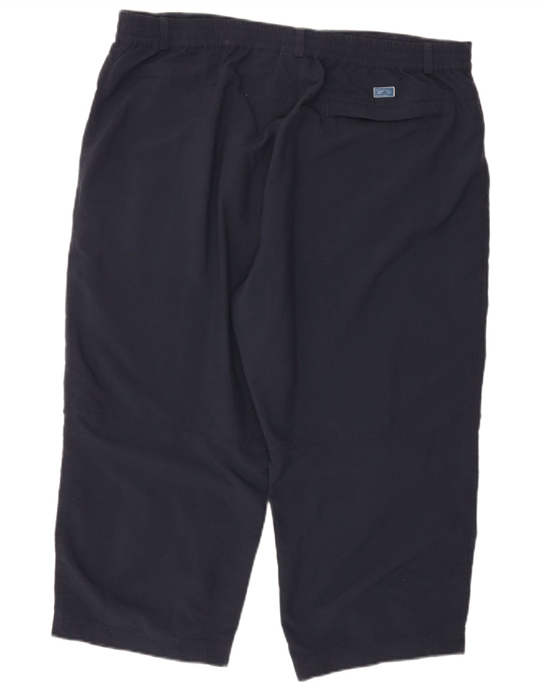 Pantaloni capri dritti da uomo ADIDAS W40 L21 blu navy in poliammide