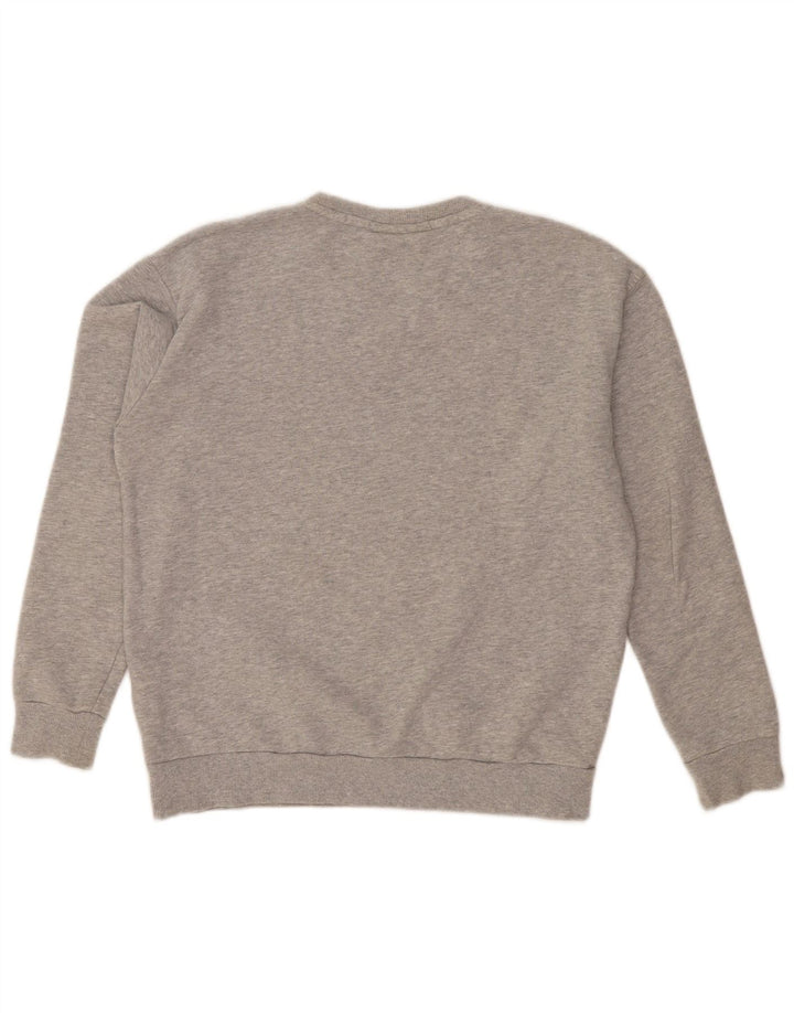 Felpa da uomo ampia FILA, maglione XS, cotone grigio