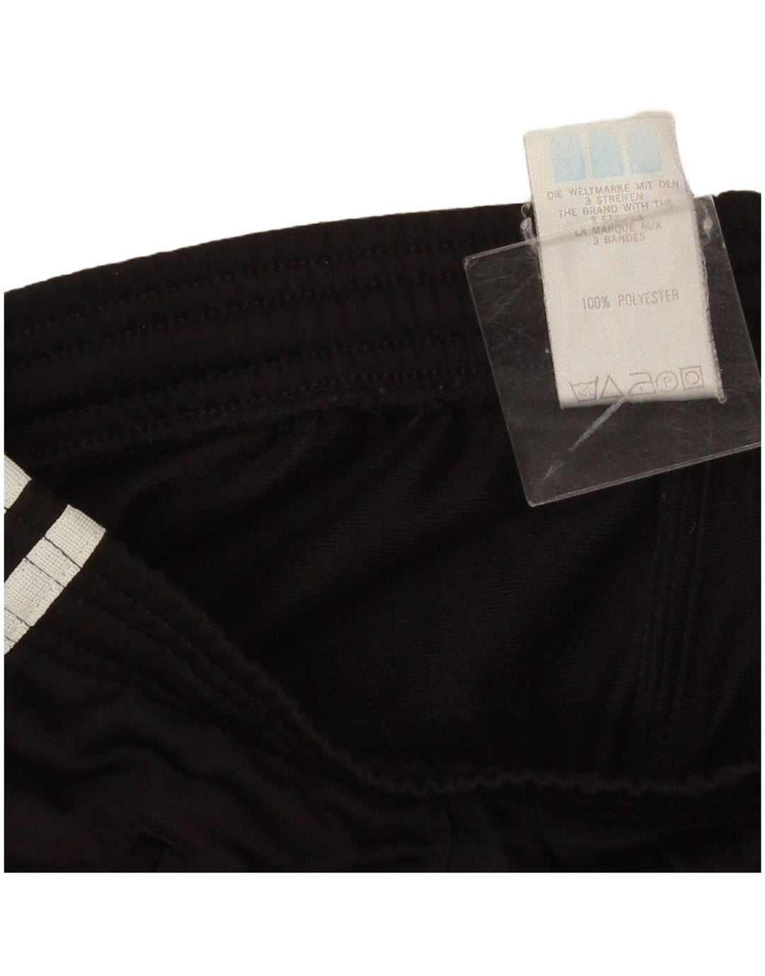 Pantaloni da tuta da uomo Adidas UK 32/34 XS poliestere nero