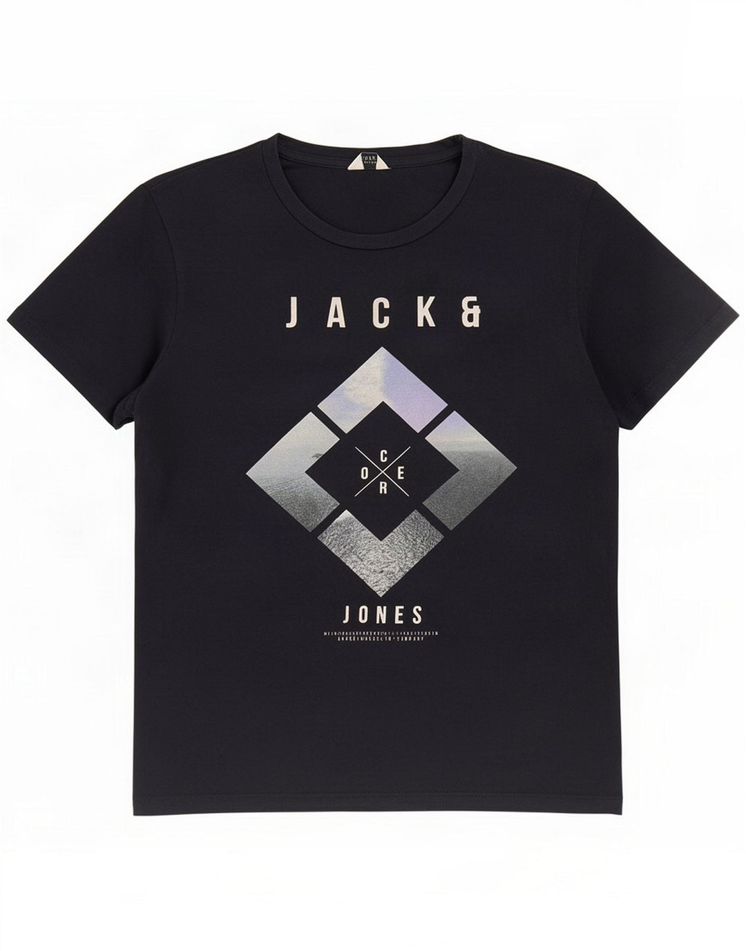 Jack & Jones T-shirt grafica da uomo media nera