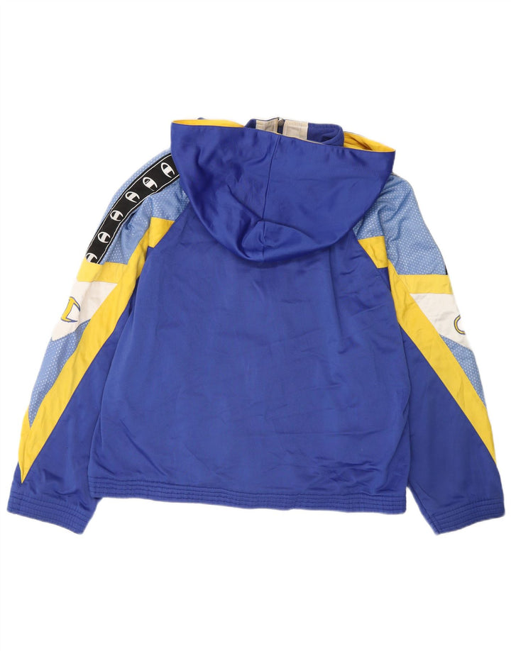 Giacca da tuta grafica da uomo vestibilità ampia Champion Small Blue Colourblock