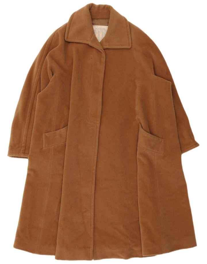Soprabito oversize da donna Ferre UK 14 in lana marrone medio