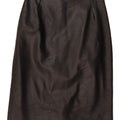 Gonna in pelle da donna VINTAGE IT 44 media W28 in pelle nera