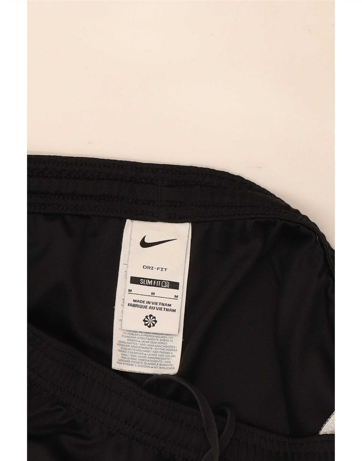 Pantaloncini sportivi Nike Dri Fit Slim Fit da uomo, poliestere color block medio nero