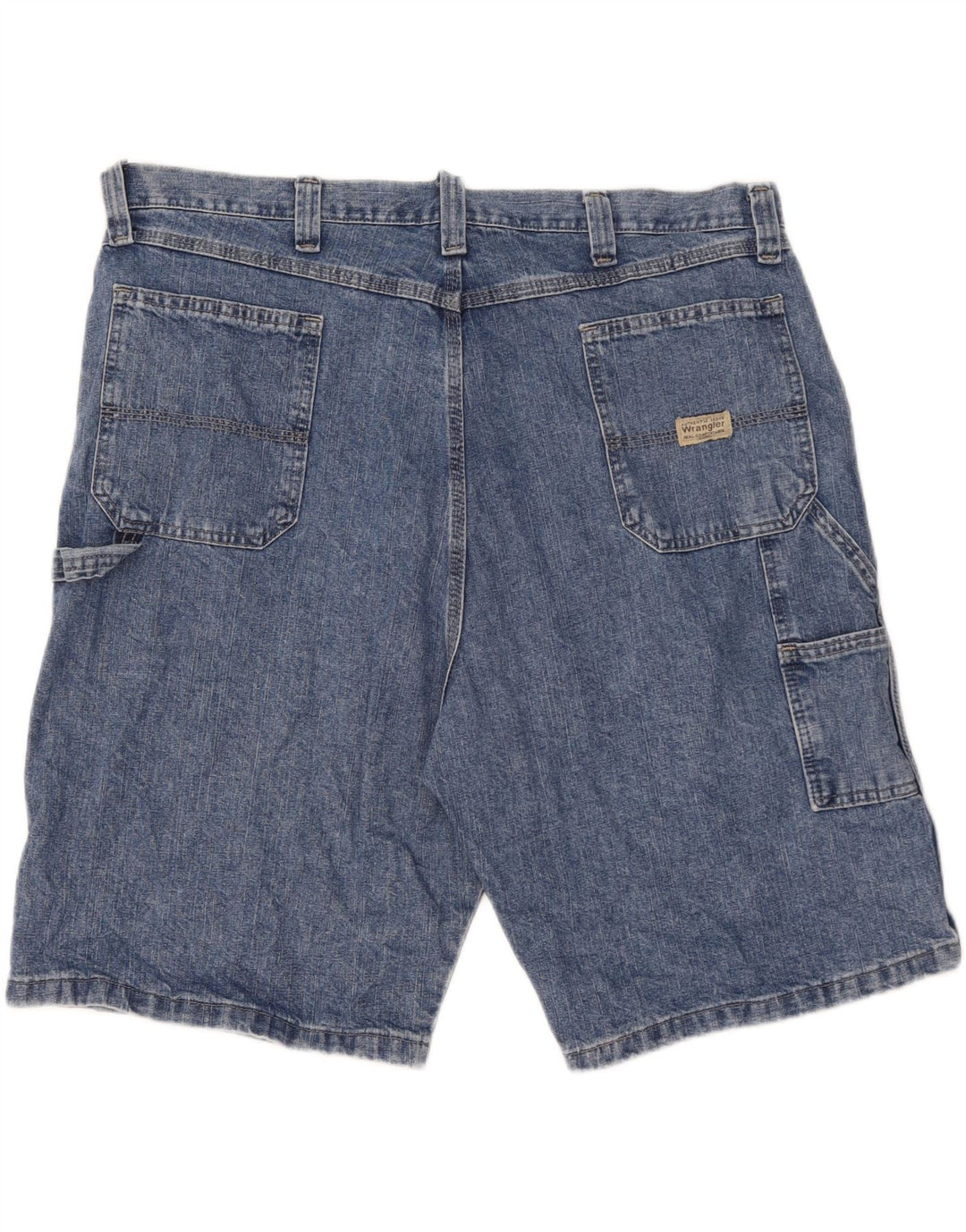 Pantaloncini di jeans cargo da uomo WRANGLER W42 2XL cotone blu