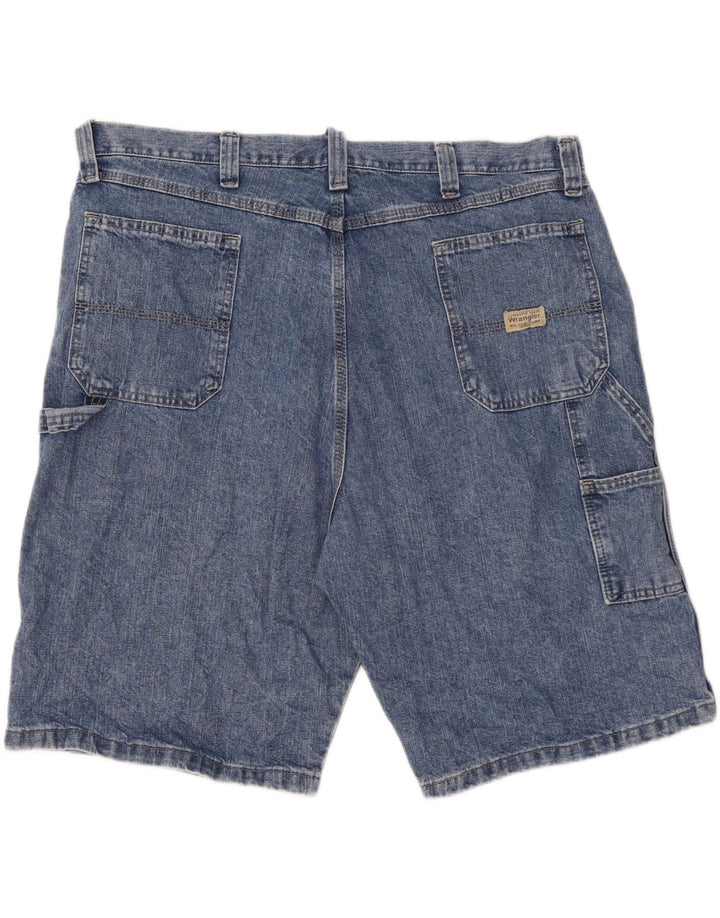 Pantaloncini di jeans cargo da uomo WRANGLER W42 2XL cotone blu