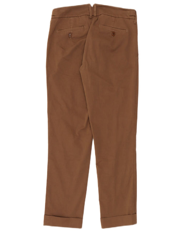 Pantaloni chino slim a vita bassa da weekend da donna Max Mara UK 4 XS W28 L26 Marrone