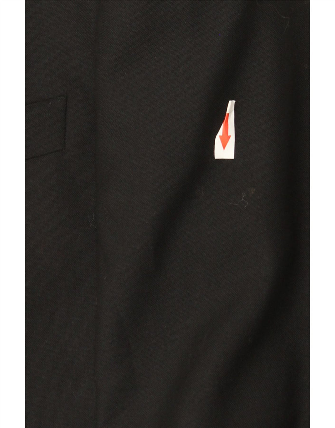 MARKS & SPENCER Giacca blazer da uomo a 2 bottoni UK 42 grande poliestere nero