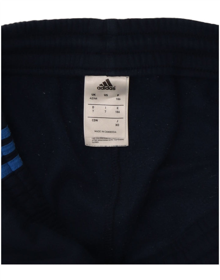 Pantaloni da tuta da uomo ADIDAS Joggers UK 42/44 Large Blu Navy Cotone