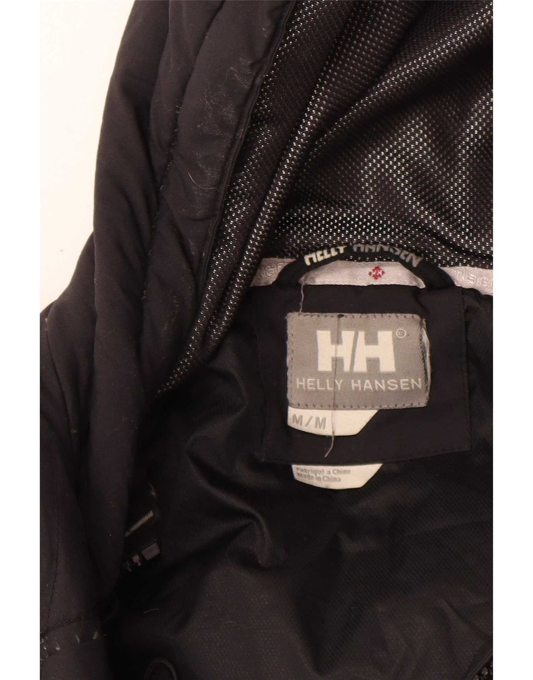 Giacca imbottita con cappuccio da donna Helly Hansen UK 14 nylon nero medio