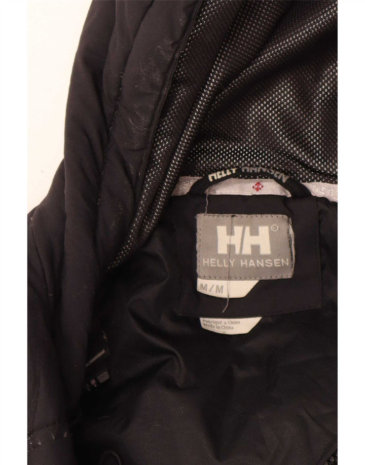 Giacca imbottita con cappuccio da donna Helly Hansen UK 14 nylon nero medio